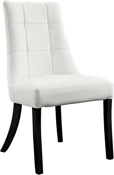 beige color dining chairs Modway Furniture Dining Chairs Dining Room Chairs White