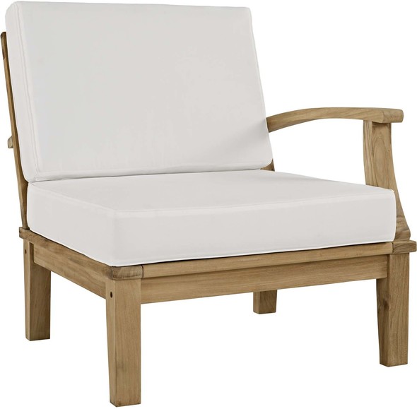 patio furniture for porch Modway Furniture Daybeds and Lounges Outdoor Sofas and Sectionals Natural White