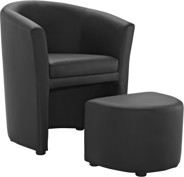 small lounge chair for bedroom Modway Furniture Sofas and Armchairs Black