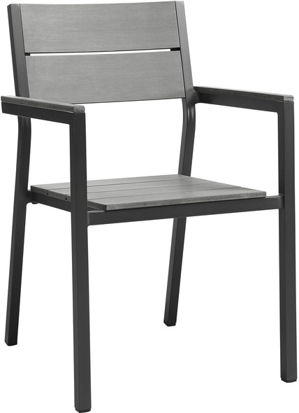  Modway Furniture Bar and Dining Dining Room Chairs Brown Gray