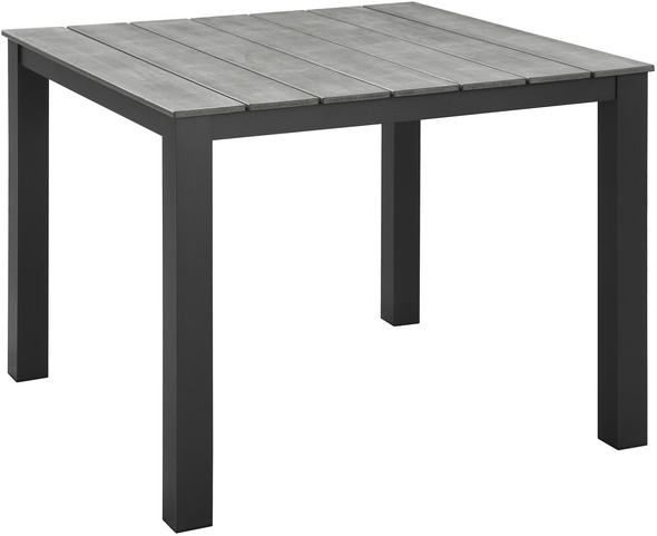 lowes kitchen tables Modway Furniture Bar and Dining Dining Room Tables Brown Gray