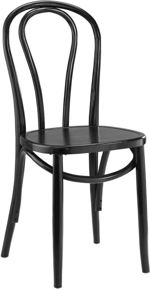 dining table and pink chairs Modway Furniture Dining Chairs Black