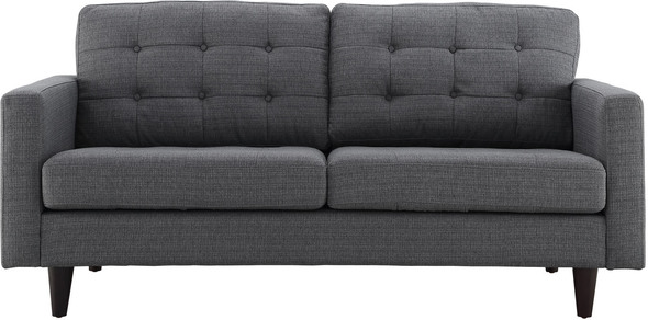 love seat couch Modway Furniture Sofas and Armchairs Gray