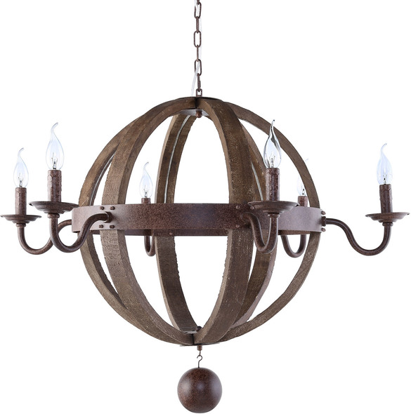 Modway Furniture Ceiling Lamps Chandelier Antique Brass