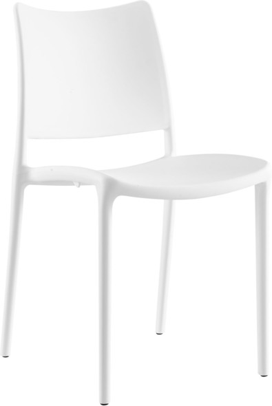 contemporary dining chairs with arms Modway Furniture Dining Chairs White