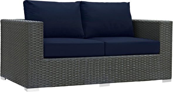sectional sofa with bed and storage Modway Furniture Sofa Sectionals Sofas and Loveseat Canvas Navy