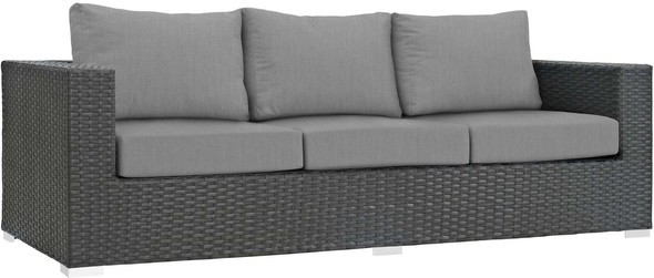 best sectional sofa with bed Modway Furniture Sofa Sectionals Canvas Gray