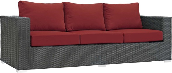 brown sectionals for sale Modway Furniture Sofa Sectionals Sofas and Loveseat Canvas Red