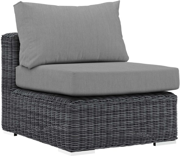 white sofa outdoor Modway Furniture Sofa Sectionals Canvas Gray