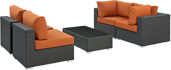 outdoor chaise aluminum Modway Furniture Sofa Sectionals Canvas Tuscan
