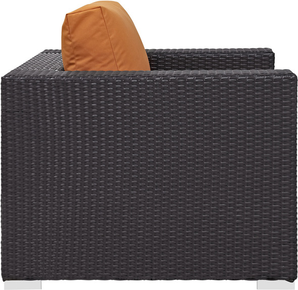  Modway Furniture Sofa Sectionals Chairs Espresso Orange