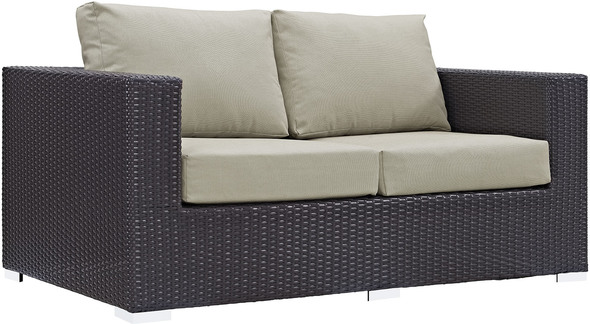 navy blue velvet couch Modway Furniture Sofa Sectionals Espresso Beige