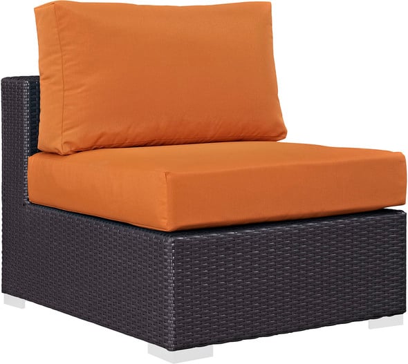 white outdoor corner sofa Modway Furniture Sofa Sectionals Outdoor Sofas and Sectionals Espresso Orange