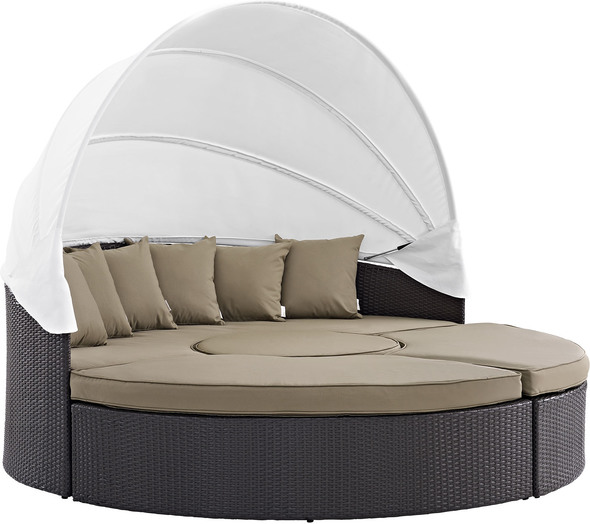 garden seats and table Modway Furniture Daybeds and Lounges Espresso Mocha