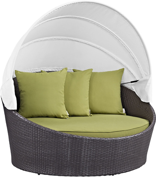 wicker furniture outside Modway Furniture Daybeds and Lounges Espresso Peridot