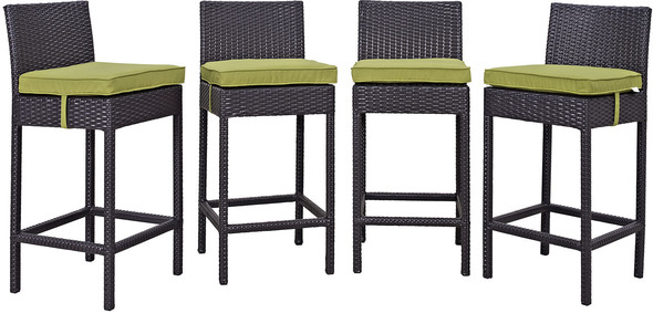 gray outdoor bar stools Modway Furniture Bar and Dining Espresso Peridot