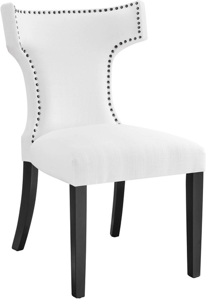 pink velvet chair dining Modway Furniture Dining Chairs White