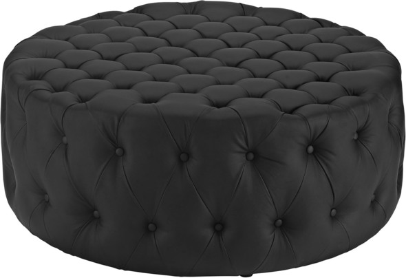 outdoor ottoman square Modway Furniture Sofas and Armchairs Black