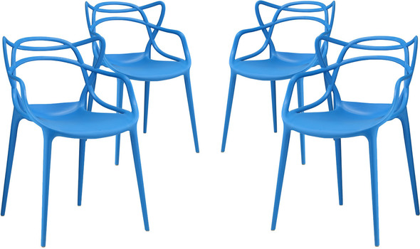 espresso dining room set Modway Furniture Dining Chairs Dining Room Sets Blue