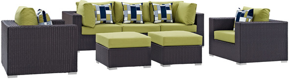 red sectional Modway Furniture Sofa Sectionals Espresso Peridot