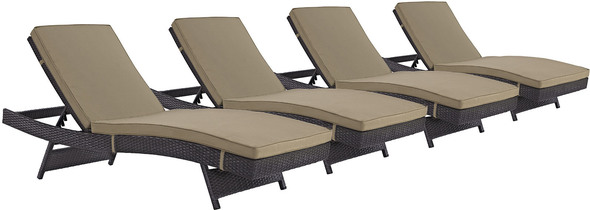 blue and white patio furniture Modway Furniture Daybeds and Lounges Espresso Mocha