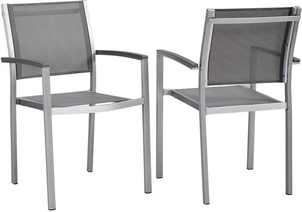 grey velvet dining chairs with black legs Modway Furniture Sofa Sectionals Dining Room Chairs Silver Gray