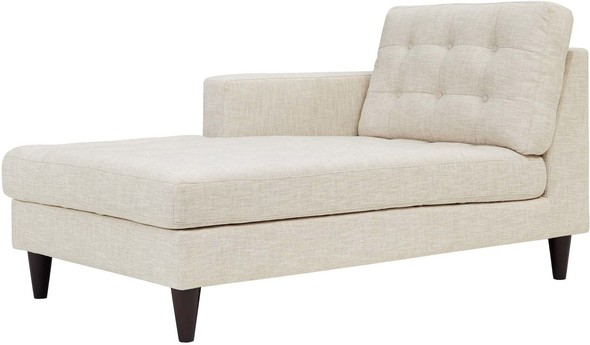 apartment couch with chaise Modway Furniture Sofas and Armchairs Beige