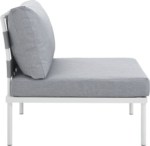  Modway Furniture Sofa Sectionals Outdoor Chairs and Stools White Gray