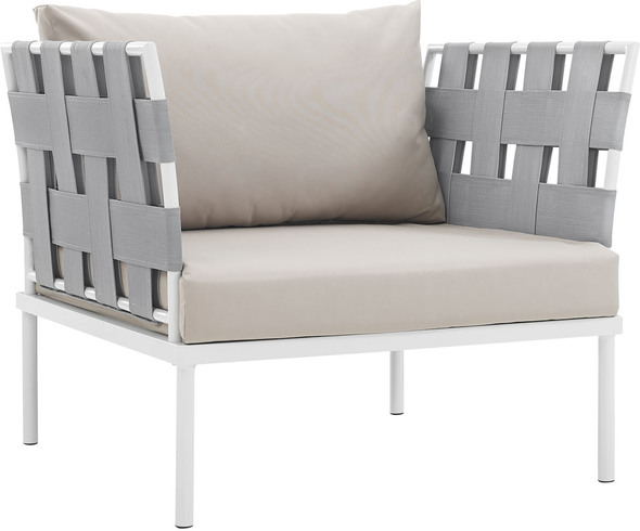  Modway Furniture Sofa Sectionals Chairs White Beige