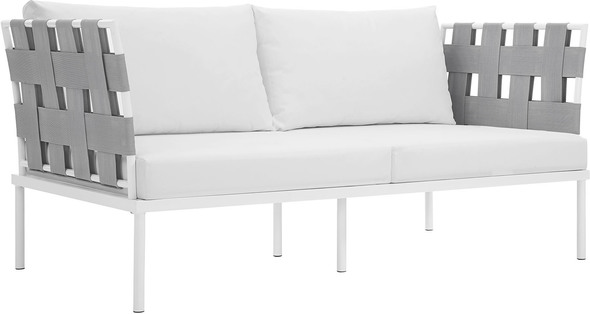  Modway Furniture Sofa Sectionals Sofas and Loveseat White White