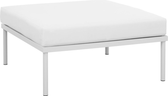 Modway Furniture Sofa Sectionals Ottomans and Benches White White