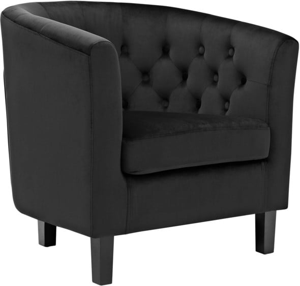 leather chairs for sitting room Modway Furniture Sofas and Armchairs Black