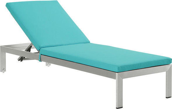 harmony patio furniture Modway Furniture Daybeds and Lounges Silver Turquoise