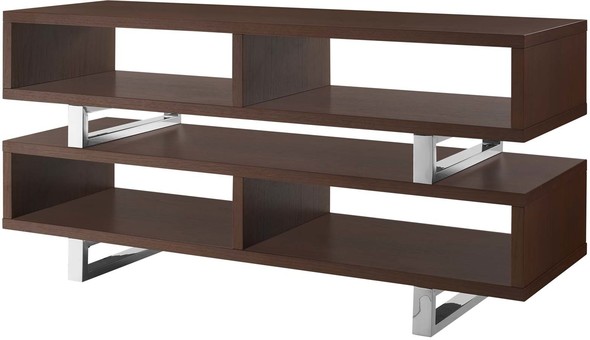 dark wood tv stand Modway Furniture Decor TV Stands-Entertainment Centers Walnut