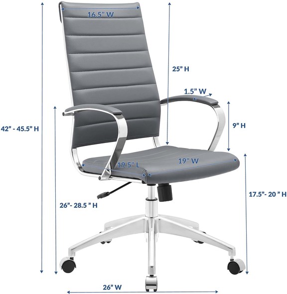  Modway Furniture Office Chairs Office Chairs Gray
