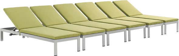 patio furniture in Modway Furniture Daybeds and Lounges Silver Peridot