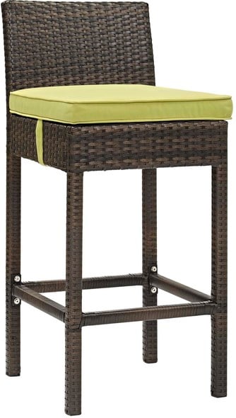 bar style table and stools Modway Furniture Bar and Dining Brown Peridot