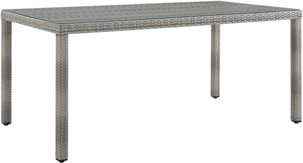 cheap extendable dining table Modway Furniture Bar and Dining Gray