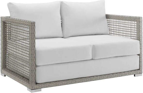 white convertible sofa Modway Furniture Sofa Sectionals Gray White