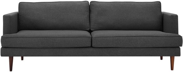  Modway Furniture Sofas and Armchairs Sofas and Loveseat Gray