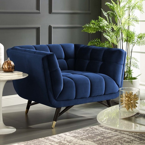  Modway Furniture Sofas and Armchairs Chairs Midnight Blue