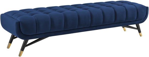  Modway Furniture Benches and Stools Ottomans and Benches Midnight Blue