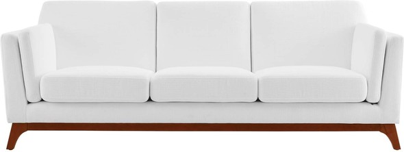red sofa leather Modway Furniture Sofas and Armchairs White