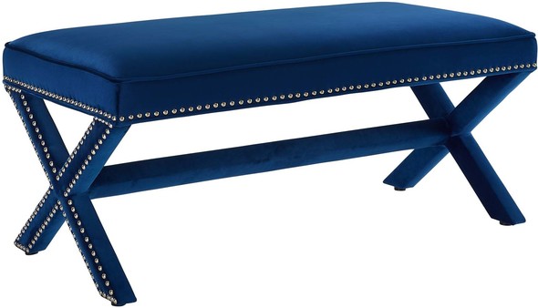 ottoman ivory Modway Furniture Benches and Stools Navy
