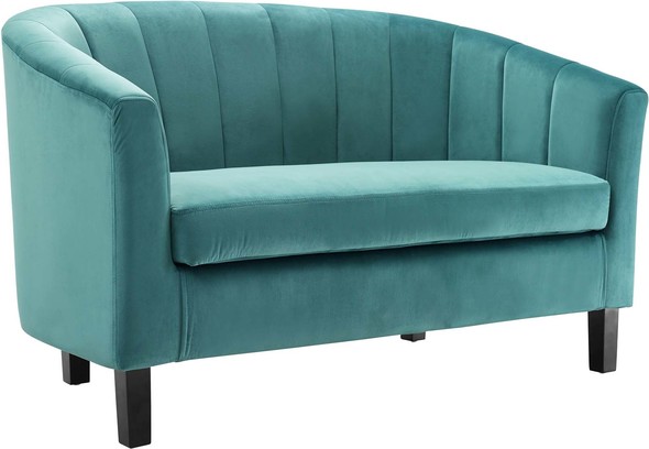 blue sectional sofa with chaise Modway Furniture Sofas and Armchairs Teal