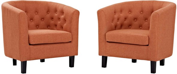 best easy chairs Modway Furniture Sofas and Armchairs Orange