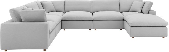 sectionals near me Modway Furniture Sofas and Armchairs Light Gray