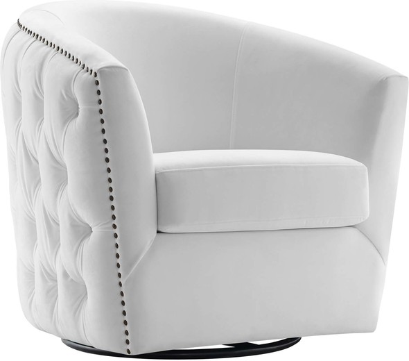 modern leather chair Modway Furniture Sofas and Armchairs White