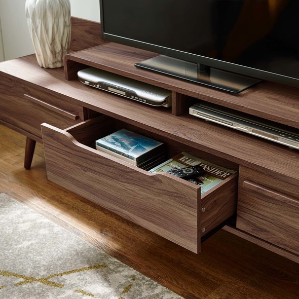 Modway Furniture Tables TV Stands-Entertainment Centers Walnut