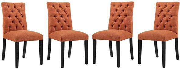 mcm dinette set Modway Furniture Dining Chairs Dining Room Chairs Orange